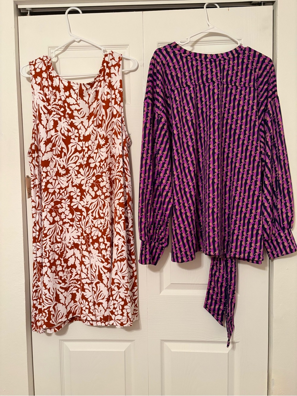NWT Liz Claiborne Waist Tie Top St Johns Bay Swing Dress Bundle 2X Plus Size - Picture 3 of 11
